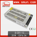 201W sola fuente de alimentación de conmutación de salida 215 * 115 * 50mm 12V / 15V / 24V / 48V